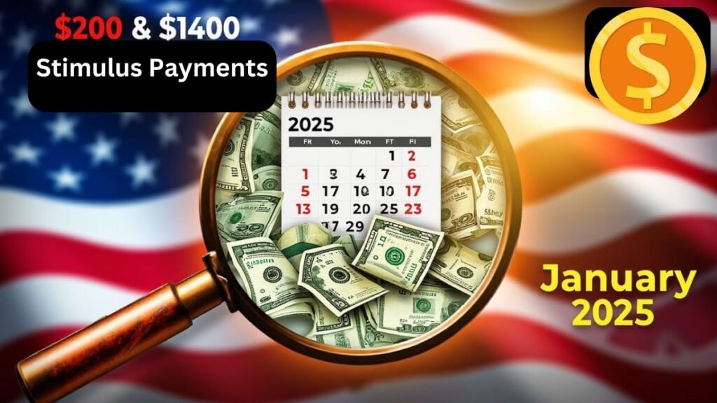 $200 & $1400 Stimulus Payments in January 2025